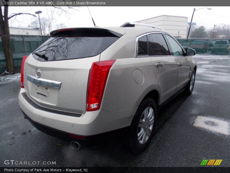 Gold Mist / Shale/Brownstone 2010 Cadillac SRX 4 V6 AWD