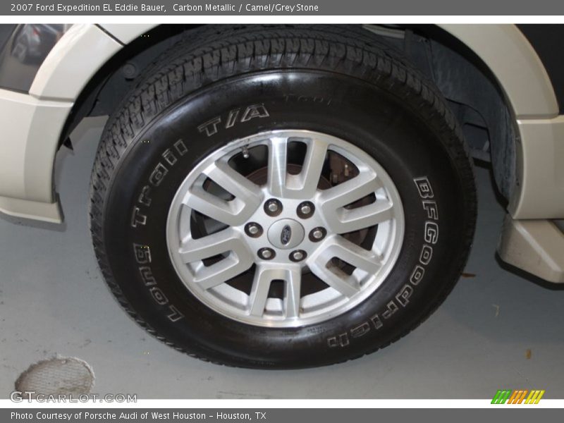 Carbon Metallic / Camel/Grey Stone 2007 Ford Expedition EL Eddie Bauer