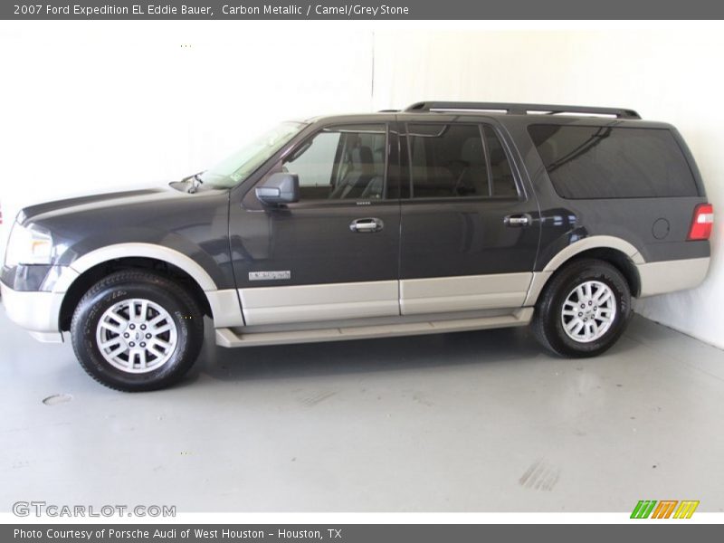 Carbon Metallic / Camel/Grey Stone 2007 Ford Expedition EL Eddie Bauer