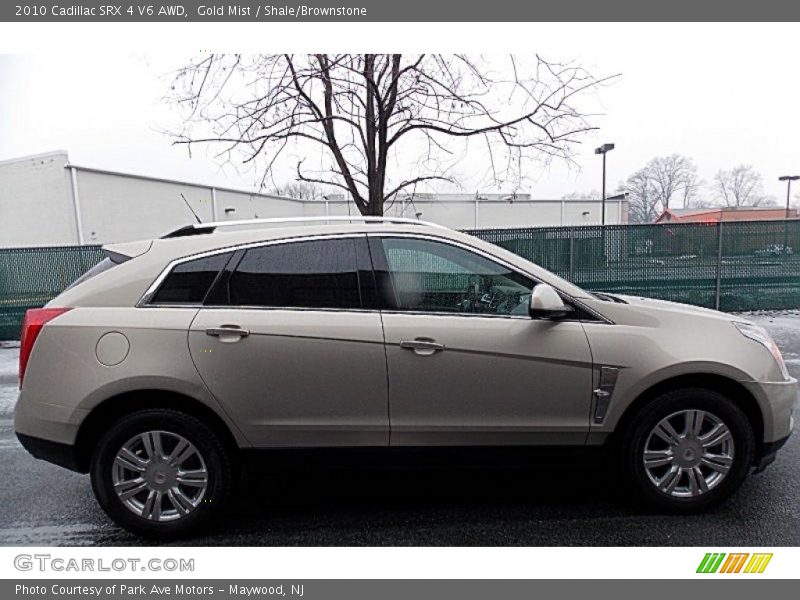 Gold Mist / Shale/Brownstone 2010 Cadillac SRX 4 V6 AWD