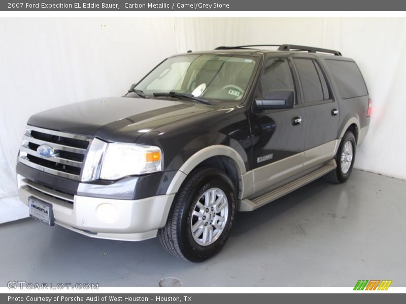 Carbon Metallic / Camel/Grey Stone 2007 Ford Expedition EL Eddie Bauer