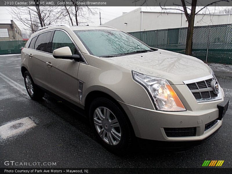 Gold Mist / Shale/Brownstone 2010 Cadillac SRX 4 V6 AWD