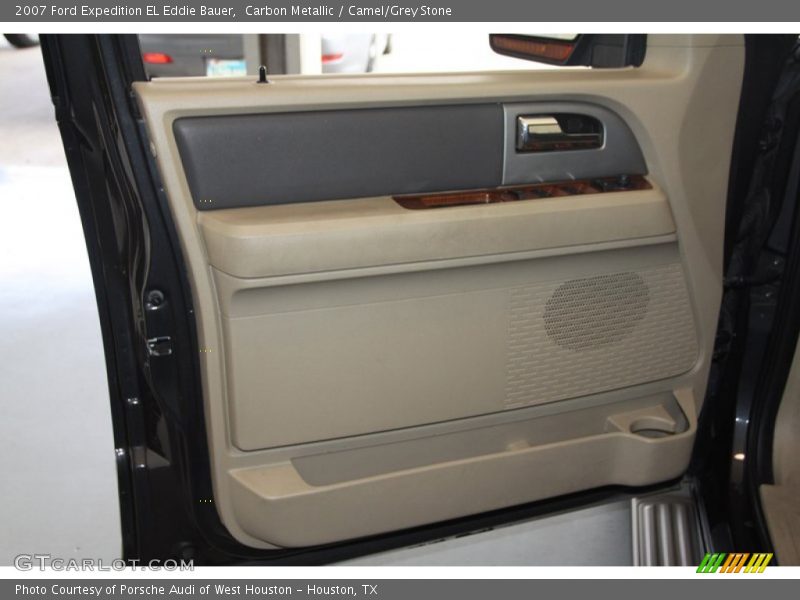 Carbon Metallic / Camel/Grey Stone 2007 Ford Expedition EL Eddie Bauer