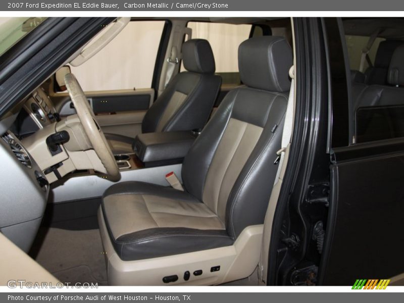 Carbon Metallic / Camel/Grey Stone 2007 Ford Expedition EL Eddie Bauer