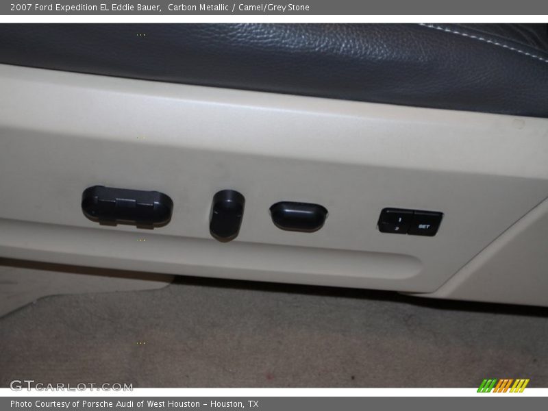 Carbon Metallic / Camel/Grey Stone 2007 Ford Expedition EL Eddie Bauer
