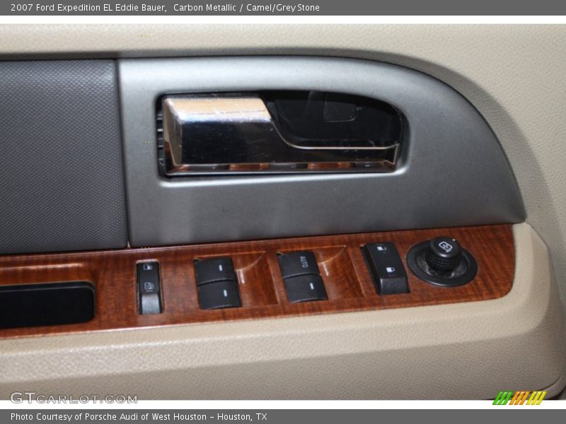 Carbon Metallic / Camel/Grey Stone 2007 Ford Expedition EL Eddie Bauer