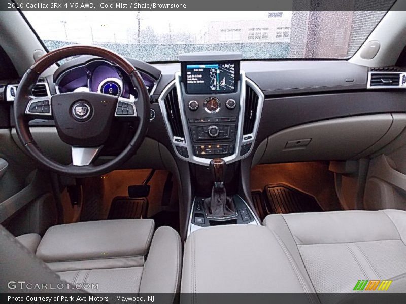 Gold Mist / Shale/Brownstone 2010 Cadillac SRX 4 V6 AWD