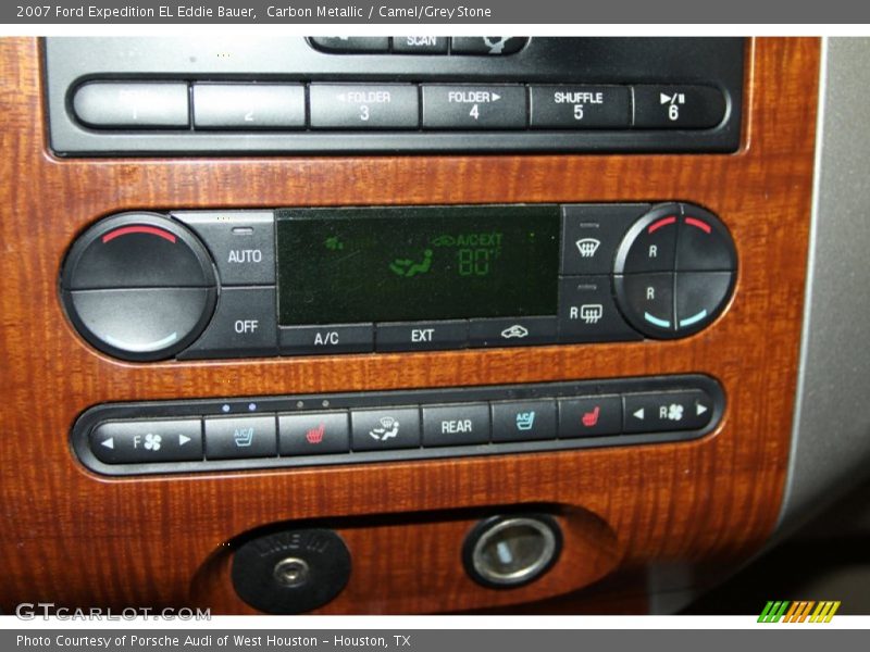 Carbon Metallic / Camel/Grey Stone 2007 Ford Expedition EL Eddie Bauer