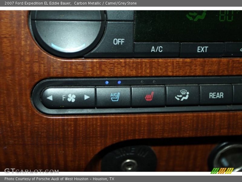 Carbon Metallic / Camel/Grey Stone 2007 Ford Expedition EL Eddie Bauer