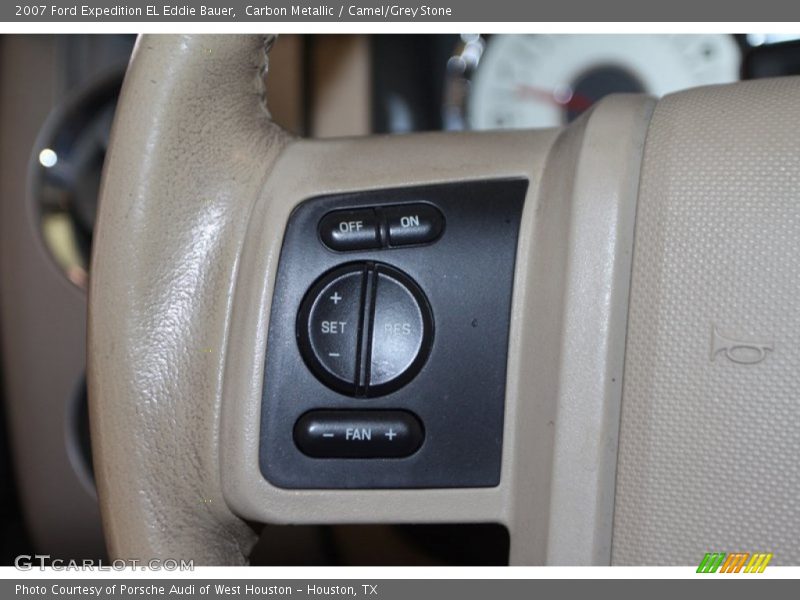Carbon Metallic / Camel/Grey Stone 2007 Ford Expedition EL Eddie Bauer