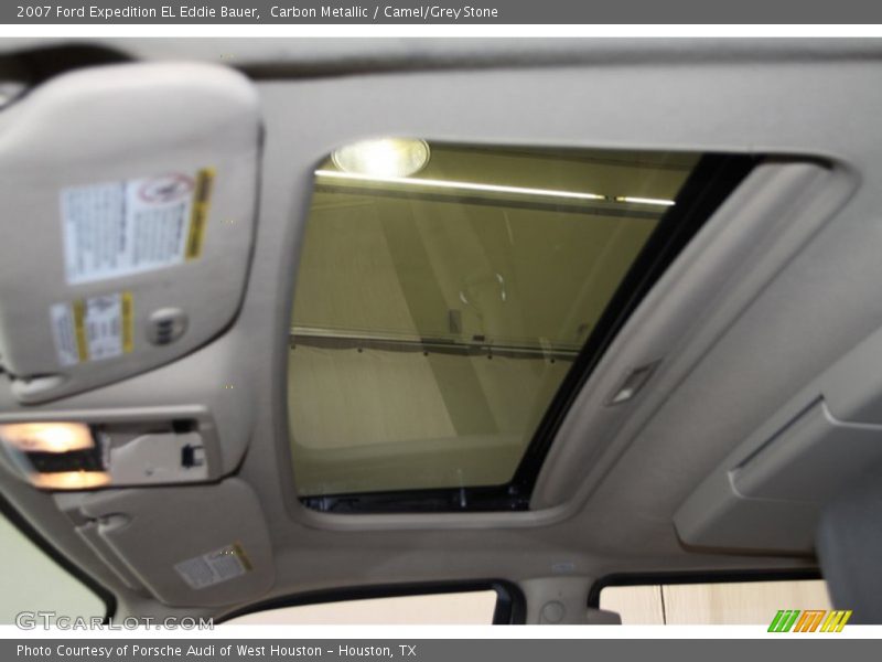 Carbon Metallic / Camel/Grey Stone 2007 Ford Expedition EL Eddie Bauer