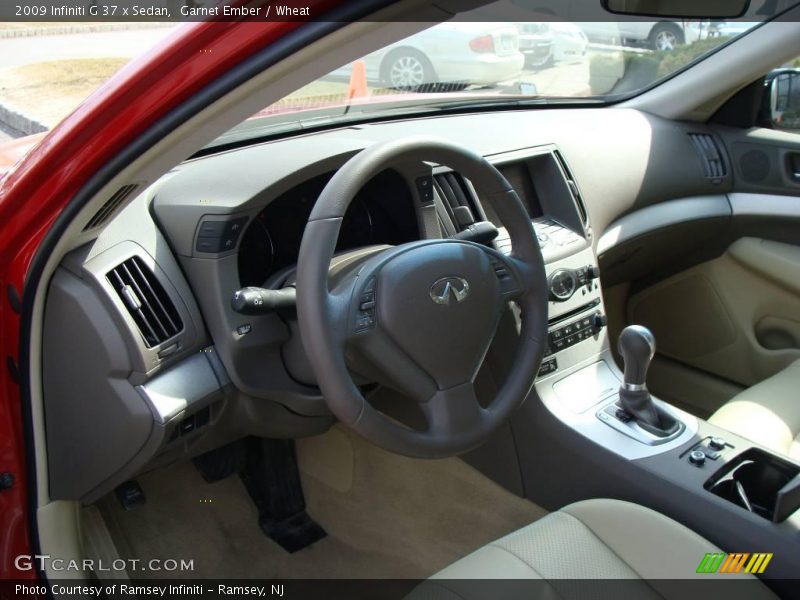 Garnet Ember / Wheat 2009 Infiniti G 37 x Sedan