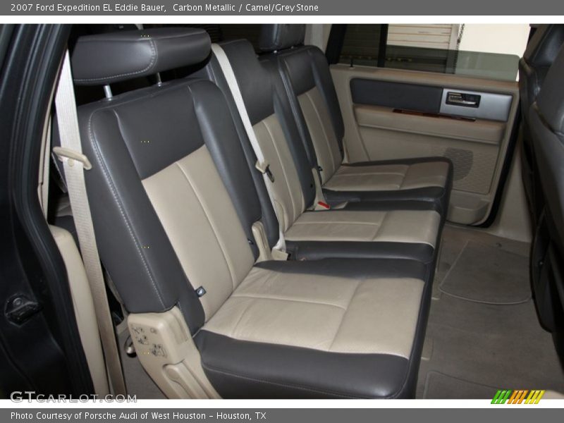 Carbon Metallic / Camel/Grey Stone 2007 Ford Expedition EL Eddie Bauer