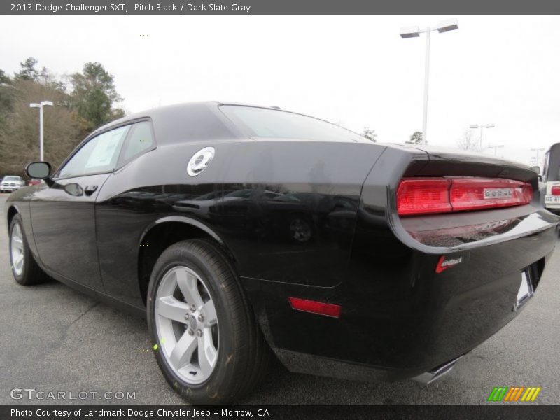 Pitch Black / Dark Slate Gray 2013 Dodge Challenger SXT