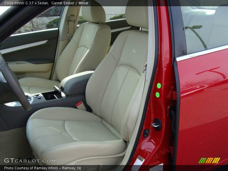 Garnet Ember / Wheat 2009 Infiniti G 37 x Sedan