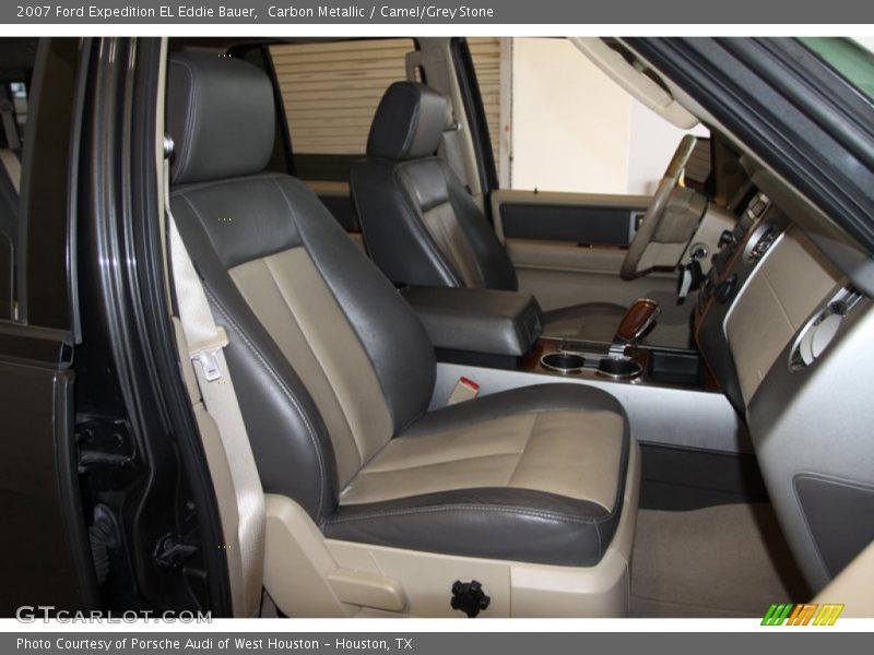 Carbon Metallic / Camel/Grey Stone 2007 Ford Expedition EL Eddie Bauer