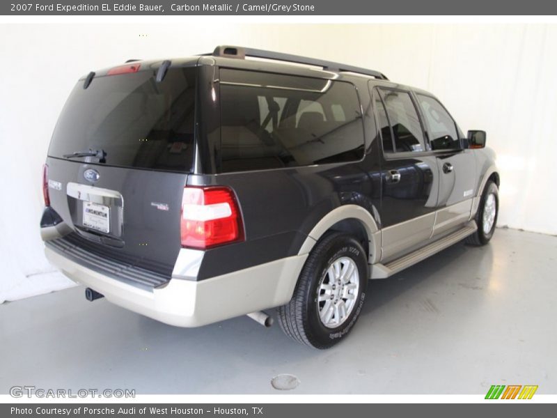 Carbon Metallic / Camel/Grey Stone 2007 Ford Expedition EL Eddie Bauer