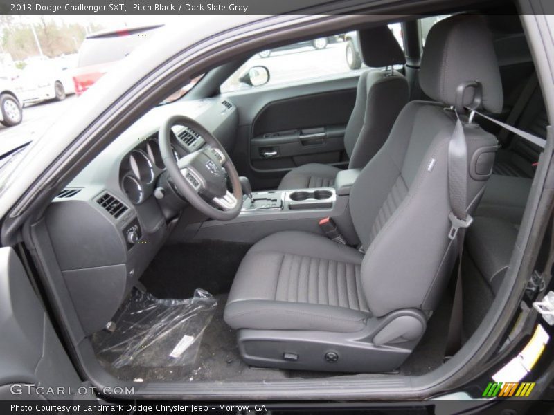 Pitch Black / Dark Slate Gray 2013 Dodge Challenger SXT