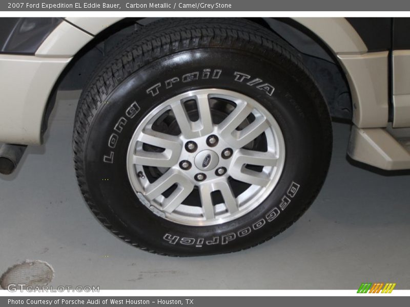 Carbon Metallic / Camel/Grey Stone 2007 Ford Expedition EL Eddie Bauer