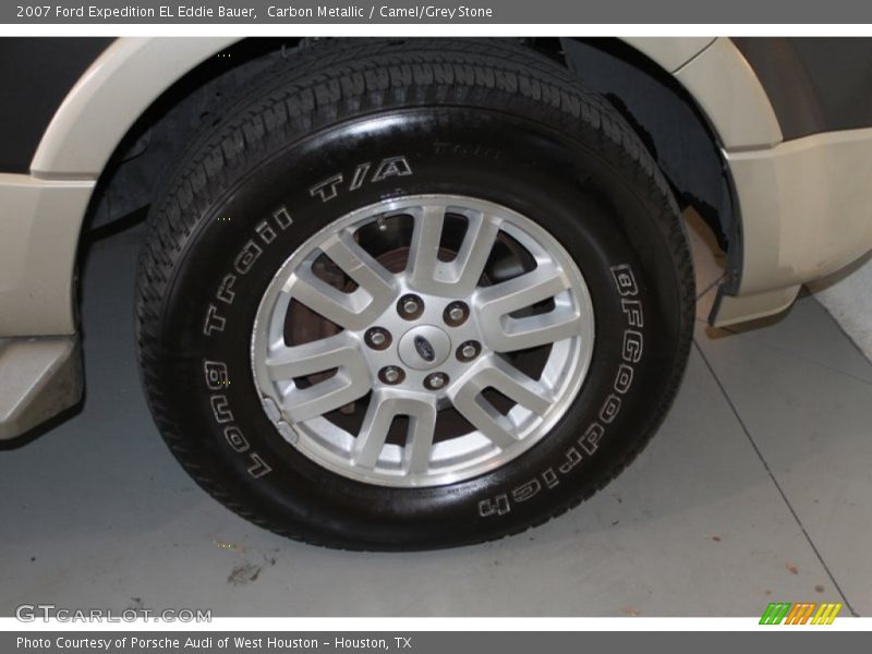Carbon Metallic / Camel/Grey Stone 2007 Ford Expedition EL Eddie Bauer