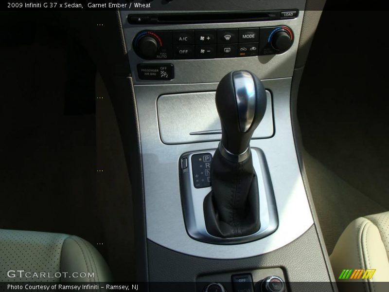 Garnet Ember / Wheat 2009 Infiniti G 37 x Sedan