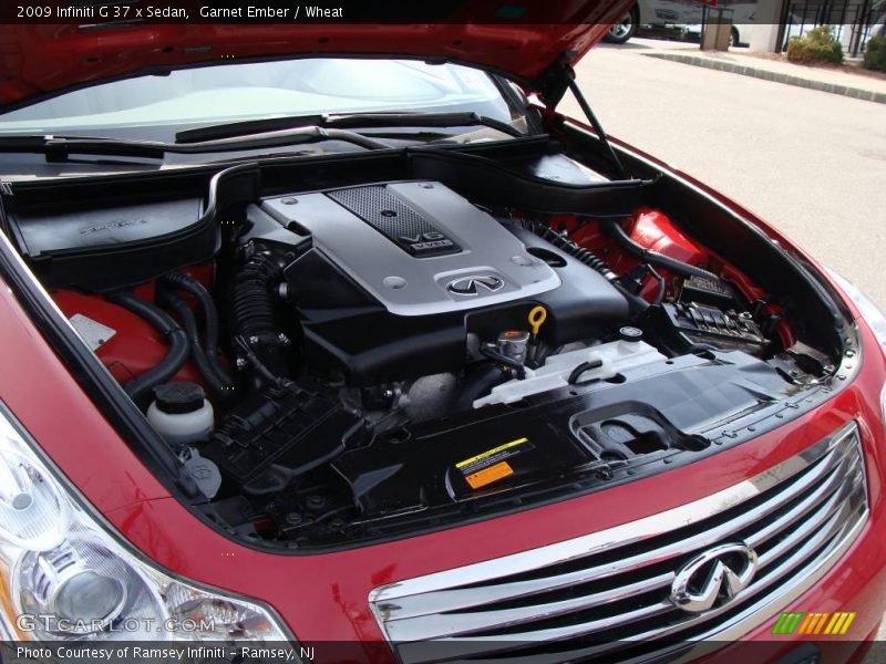 Garnet Ember / Wheat 2009 Infiniti G 37 x Sedan