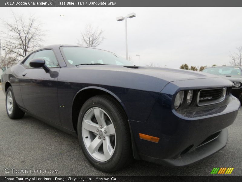 Jazz Blue Pearl / Dark Slate Gray 2013 Dodge Challenger SXT