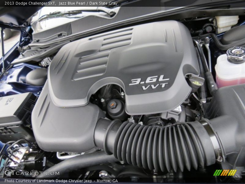 Jazz Blue Pearl / Dark Slate Gray 2013 Dodge Challenger SXT