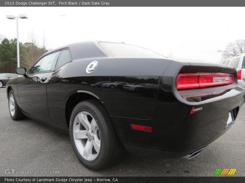 Pitch Black / Dark Slate Gray 2013 Dodge Challenger SXT