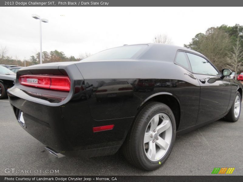 Pitch Black / Dark Slate Gray 2013 Dodge Challenger SXT