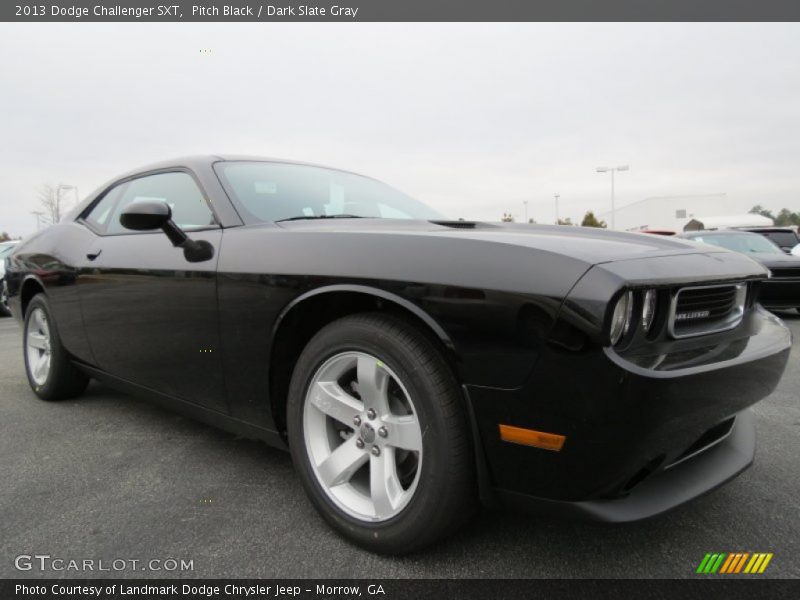 Pitch Black / Dark Slate Gray 2013 Dodge Challenger SXT
