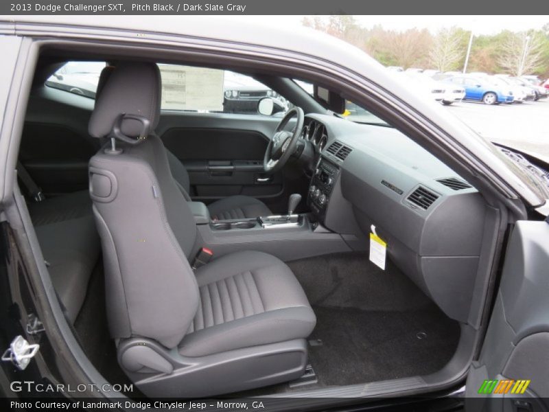 Pitch Black / Dark Slate Gray 2013 Dodge Challenger SXT