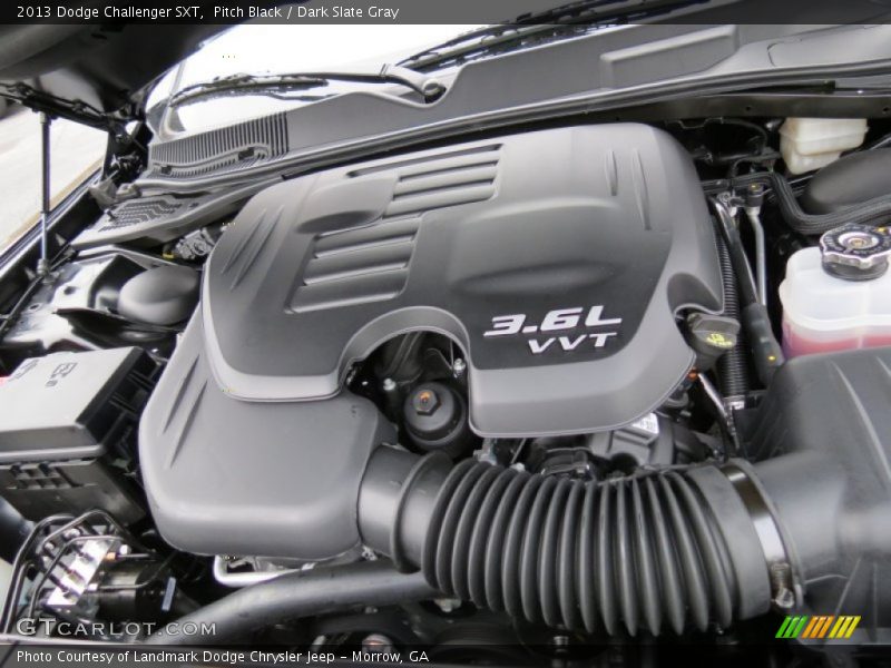 Pitch Black / Dark Slate Gray 2013 Dodge Challenger SXT