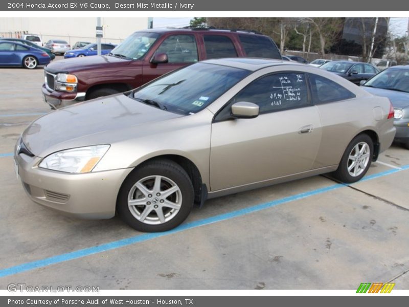 Front 3/4 View of 2004 Accord EX V6 Coupe