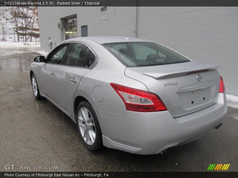 Radiant Silver / Charcoal 2010 Nissan Maxima 3.5 SV