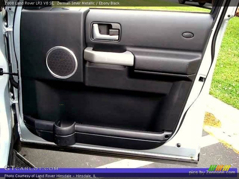 Zermatt Silver Metallic / Ebony Black 2008 Land Rover LR3 V8 SE