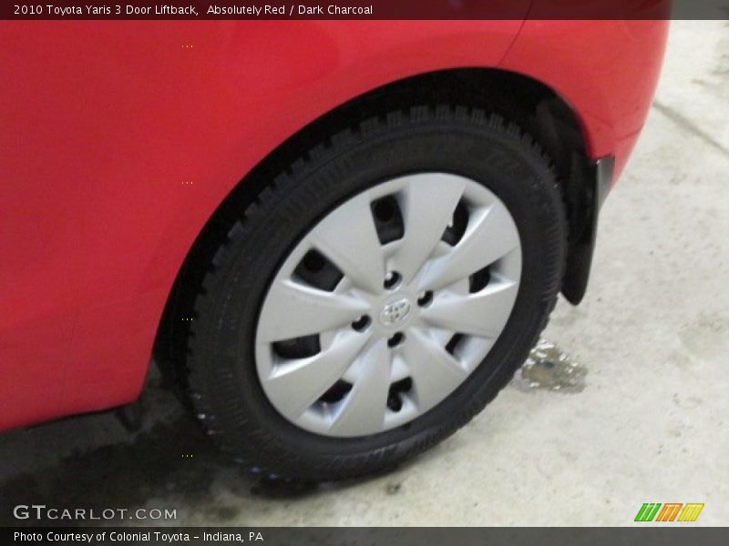 Absolutely Red / Dark Charcoal 2010 Toyota Yaris 3 Door Liftback