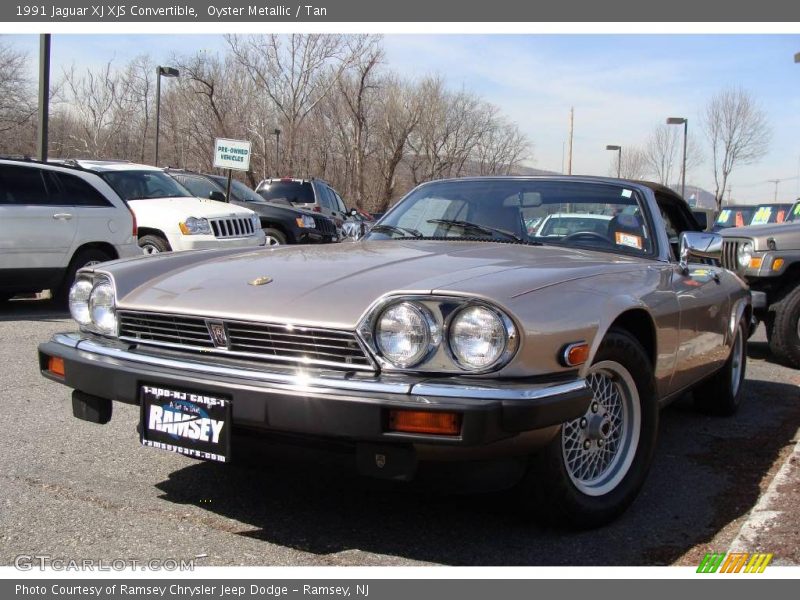 Oyster Metallic / Tan 1991 Jaguar XJ XJS Convertible