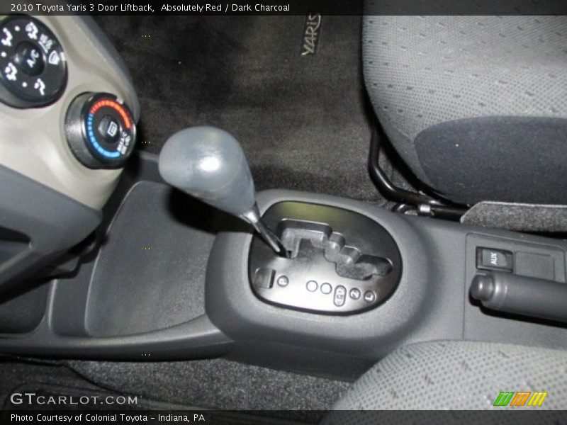 Absolutely Red / Dark Charcoal 2010 Toyota Yaris 3 Door Liftback