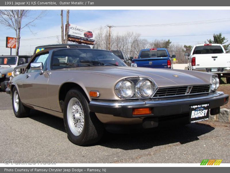Oyster Metallic / Tan 1991 Jaguar XJ XJS Convertible