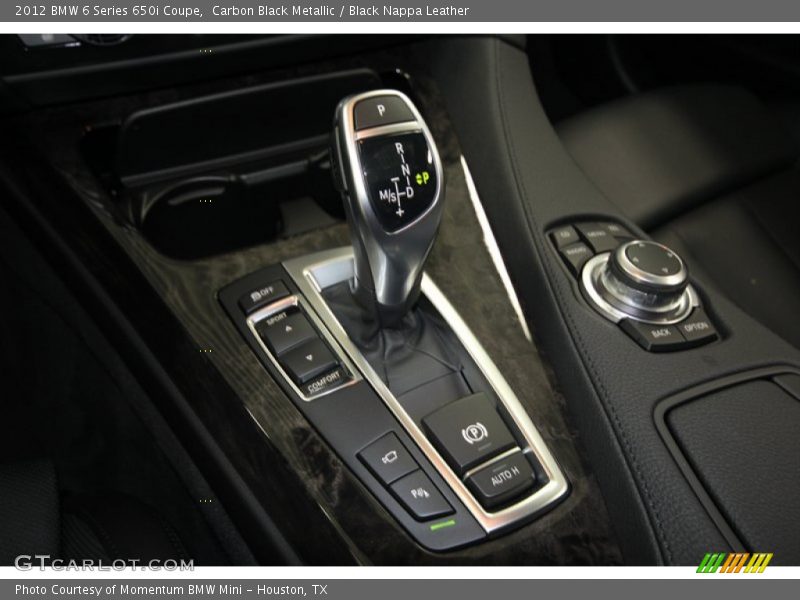 Carbon Black Metallic / Black Nappa Leather 2012 BMW 6 Series 650i Coupe