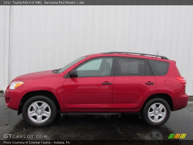 Barcelona Red Metallic / Ash 2012 Toyota RAV4 I4 4WD
