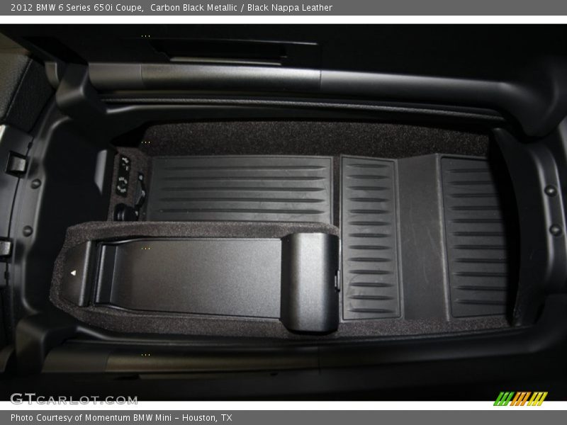 Carbon Black Metallic / Black Nappa Leather 2012 BMW 6 Series 650i Coupe