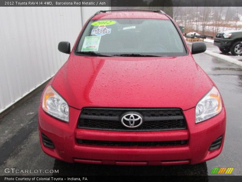 Barcelona Red Metallic / Ash 2012 Toyota RAV4 I4 4WD