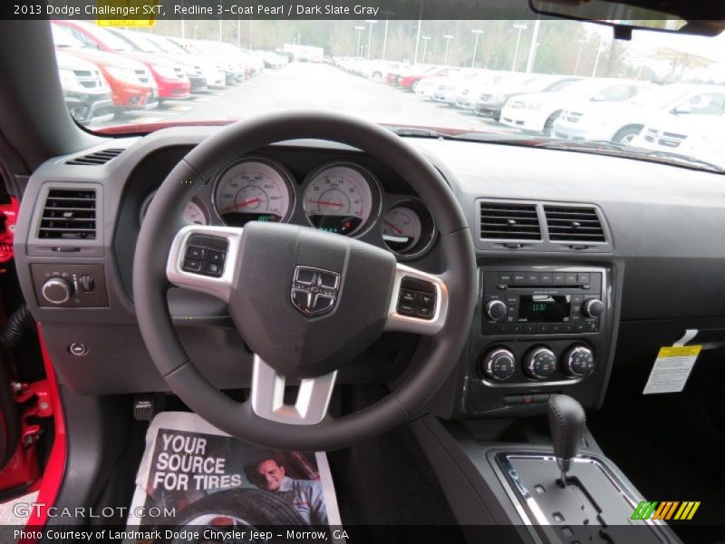 Redline 3-Coat Pearl / Dark Slate Gray 2013 Dodge Challenger SXT