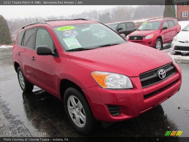 Barcelona Red Metallic / Ash 2012 Toyota RAV4 I4 4WD