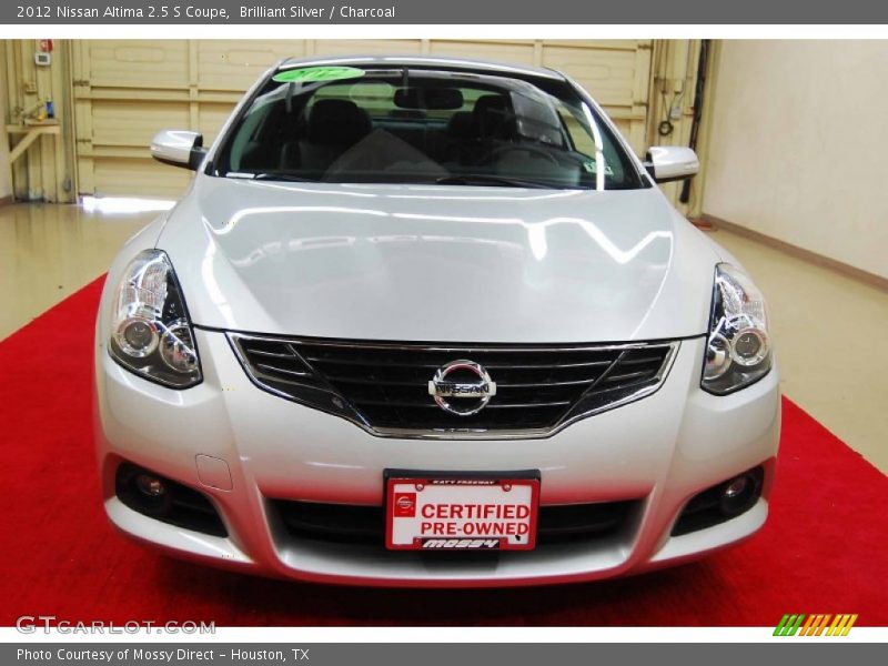 Brilliant Silver / Charcoal 2012 Nissan Altima 2.5 S Coupe