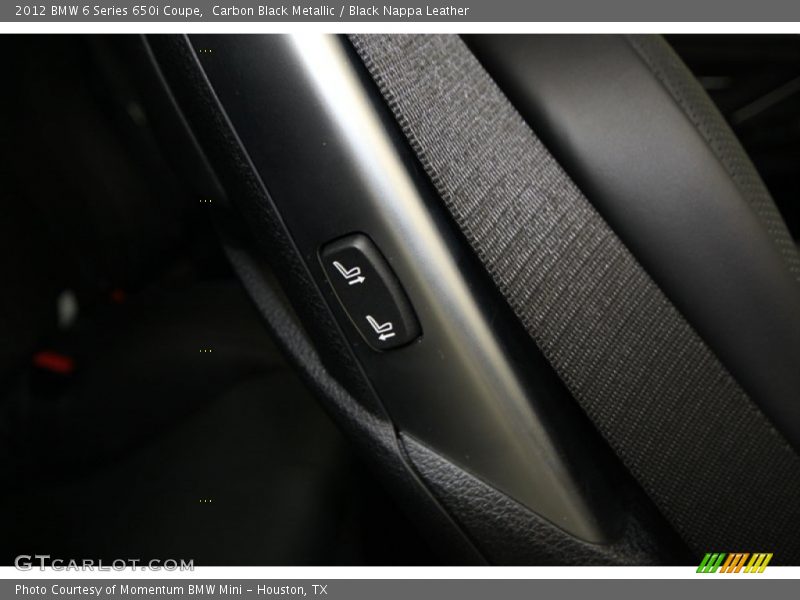 Carbon Black Metallic / Black Nappa Leather 2012 BMW 6 Series 650i Coupe