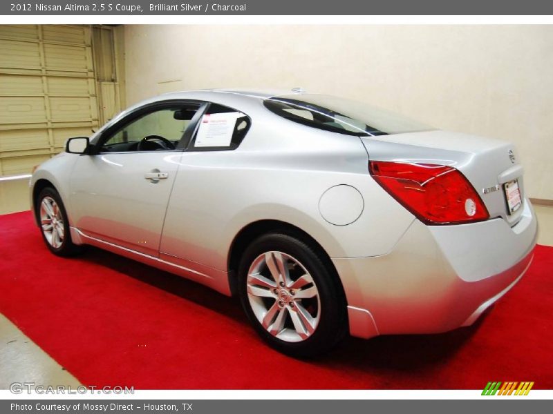 Brilliant Silver / Charcoal 2012 Nissan Altima 2.5 S Coupe