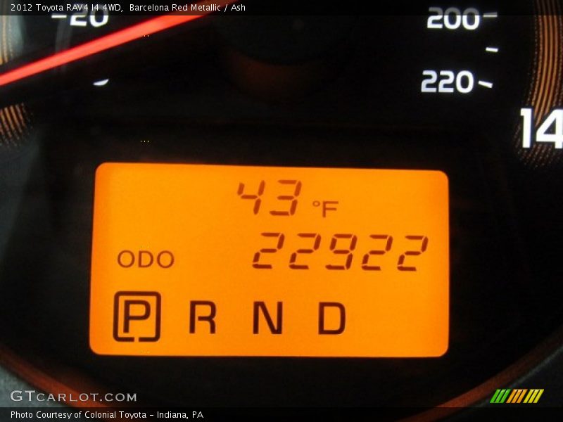 Barcelona Red Metallic / Ash 2012 Toyota RAV4 I4 4WD